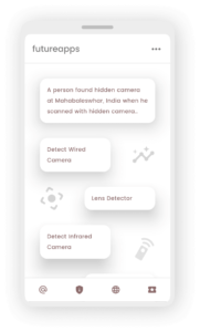 Future apps store hidden camera detector